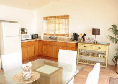 Kitchen furniture on second floor of Kaleakai vacation house