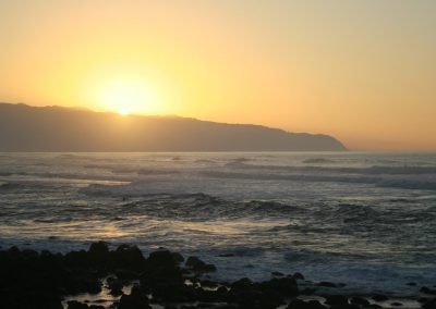 Sunset from back of Kaleakai vacation house