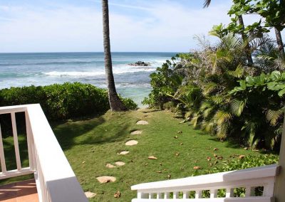 Backyard beach lanai