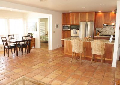 First floor kitchen and dining table