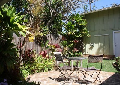 Outdoor dining table